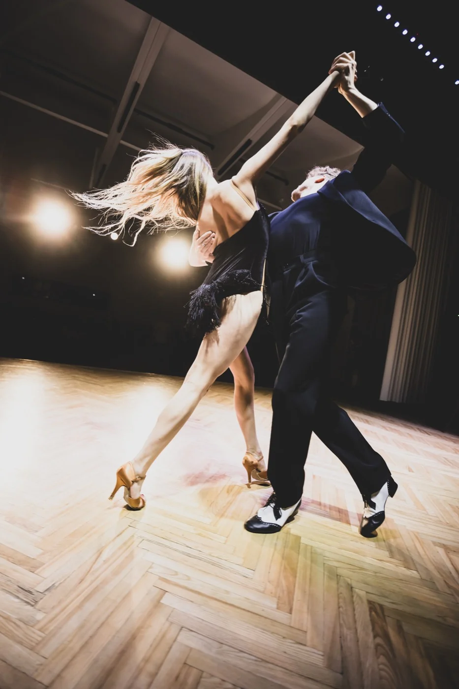 Dance performance on stage